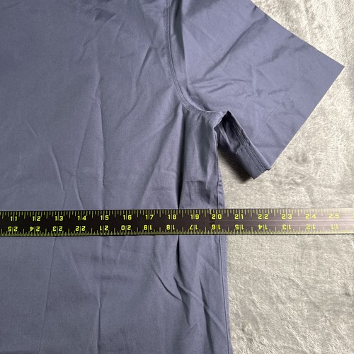 Hugo Boss Shirt Med Gray Graphic Print Logo Button Up Short Sleeve Men New NWT - Picture 10 of 11