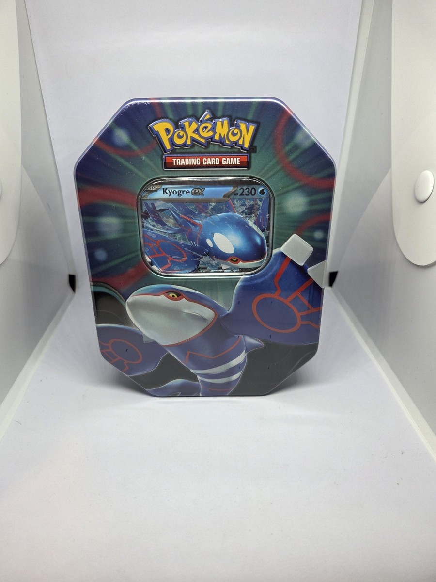 🔥 **Pokémon TCG Azure Legends Tin – Kyogre | Sealed | 4 Booster