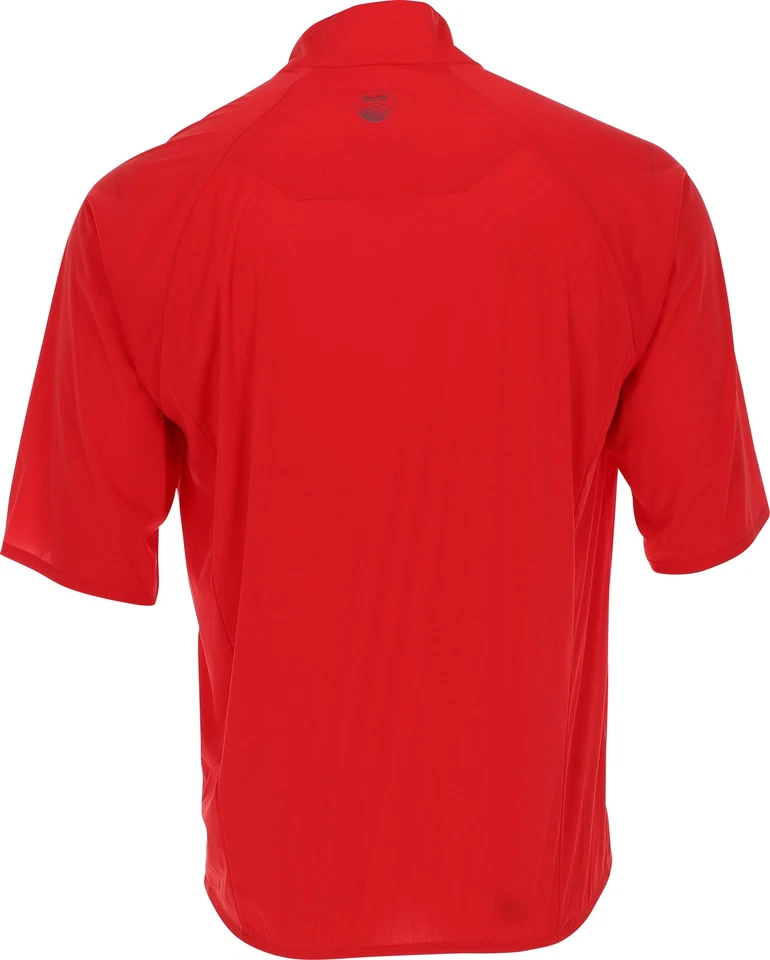 Sun Mountain Summit S/S 1/4 Cremallera Rojo/Acero Prendas exteriores Hombres L Foto 2 de 4