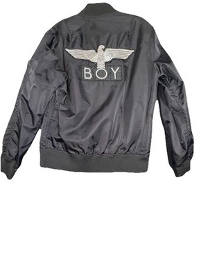 ブルゾン boylondon  ma-1 BOY London Bomber Jacket Black Eagle Logo MA-1 Streetwear Large | eBay