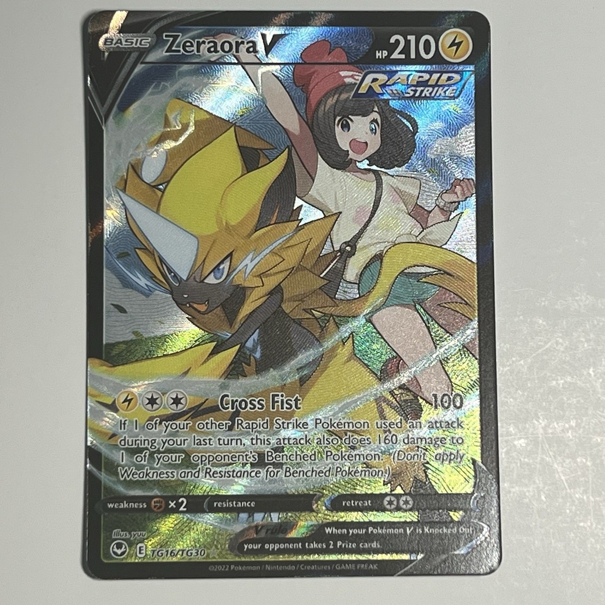 zeraora v pokemon card Pokemon TCG - Surging Sparks - #023/191 - Reverse Holo - Simisear main image 1