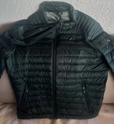 l Daunen Jacke Dunkelgrün XL