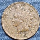 1868 Indian Head Cent 1c Penny Better Grade XF Details #92687