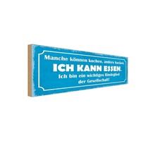 Holzschild 10X27 Cm Manhe Kochen Andere Backen Dekoration Deko Geschenk Holz Sch