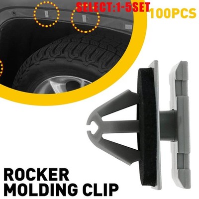 Rocker Panel Moulding Clip & Sealer Car Body Retainer For Toyota Camry 100X