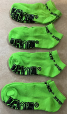 Flip Out Trampoline Socks 4 Pack Kids Size Small 13-2 Uk NEW Grippy Grip Safety