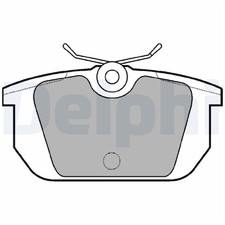 Satz Bremsbeläge Bremsklötze hinten für Alfa Romeo 145 930 146 155 167 | 2454