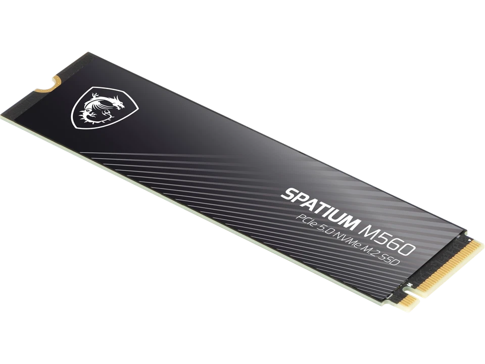 MSI SPATIUM M560 PCIe 5.0 NVMe M.2 1TB Solid State Drive (SSD) - SM560N1TB - Image 3 of 4