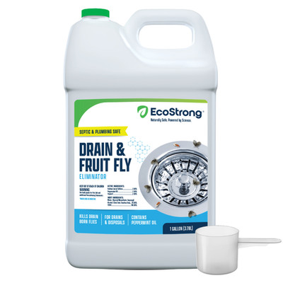 EcoStrong Drain and Fruit Fly Eliminator - Remove Gnats, Drain Flies