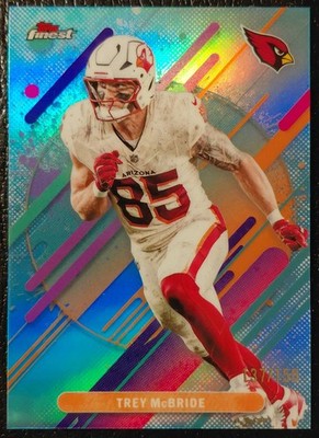 2025 Topps Finest Rare Trey McBride #272 Sky Blue Refractor /150