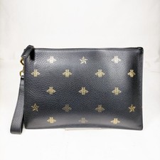 Gucci Clutch Bag Black Leather 5204339