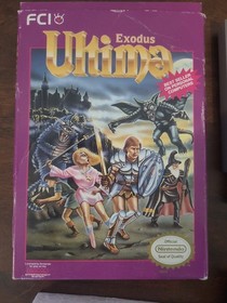 Ultima Exodus NES FCI 1988 Missing Booklet Good Condition Tested Working