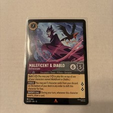 Lorcana Attack of the Vine - Maleficent Diablo - Evil Incarnate - 63/204