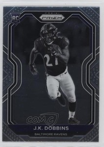 2020 Panini Prizm Variation SP (Negative) JK Dobbins #379 Rookie RC