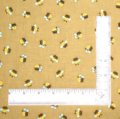 Bumble Bee Fabric 2 Pc Lot (13''X44'' & 13''X44'') Baby Nursery Cotton by VIP