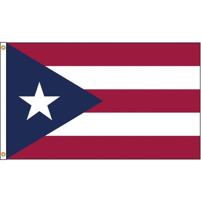 ANNIN FLAGMAKERS 146760 Puerto Rico Flag,3x5 Ft,Nylon 5JFX7