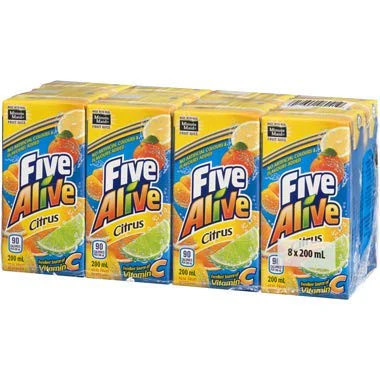 Five Alive Citrus Juice Box (8-Pk) 200ml/6.8 fl. oz | eBay