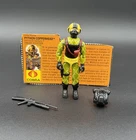 Vintage 1989 GI Joe Cobra Python Patrol Copperhead 100% Complete With File Card