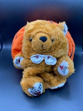 Vintage NBA Chicago Bulls Reversible Teddy Bear Pillow Plush Stuffed Toy VTG