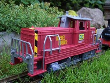 Garteneisenbahn SpurG NewRay Eisenbahn Diesel-Güterzug m Wagons & Gleise