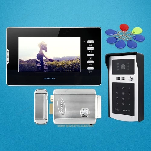 7" Wired Video Door Entry Phone Call System with Mute Mode for Home Security
