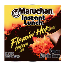 Maruchan Instant Lunch Ramen Noodles, Flamin’ Hot Chicken Flavor, 2.2 oz Cup