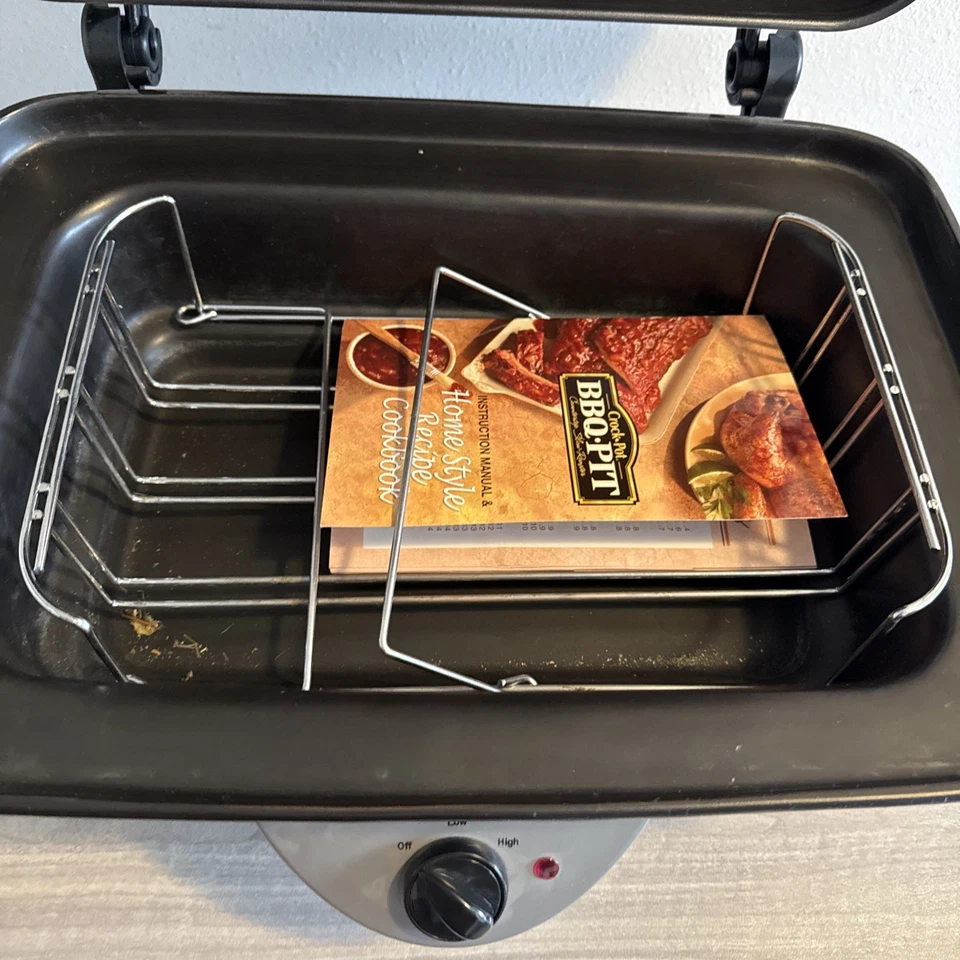 RIVAL Olla de Vajilla Barbacoa Pit Encimera Eléctrica Interior Tostador Lento Parrilla de Carne BB100 Foto 4 de 4