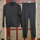 Nike Dri Fit Tracksuit Zip Jacket Trousers Black Kids XL Age 13-15 Great