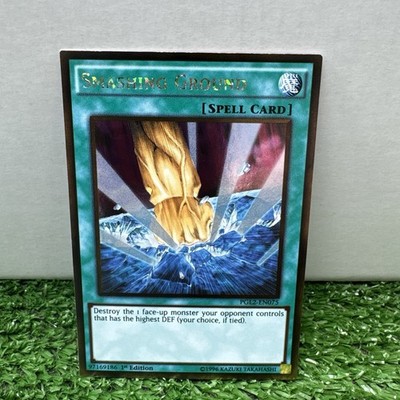 Smashing Ground PGL2-EN075 Gold Rare 1st Edition NM