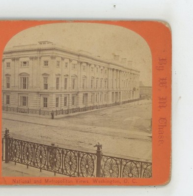 Post Office Washington DC W.M. Chase Stereoview