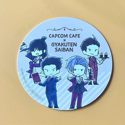 Ace Attorney Capcom Cafe Untersetzer Ryuichi Naruhodo u.a. Japan Anime