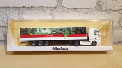 Wiking 2634 MAN TGA XXL Koffersattelzug Krombacher Regenwald Projekt OVP H0 1:87