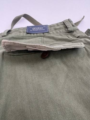 Polo Ralph Lauren Men’s Cargo Pants Trousers Green Size 36 Relaxed Fit Utility - Picture 9 of 11