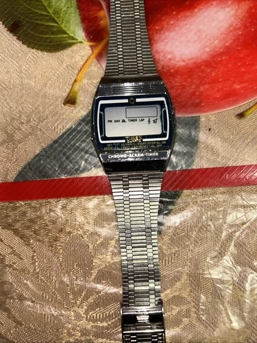 Vintage Timex Digital Quartz Watch 1980’s Metal Band