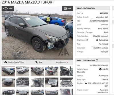(LOCAL PICKUP ONLY) Passenger Right Fender Fits 14-18 MAZDA 3 4542711