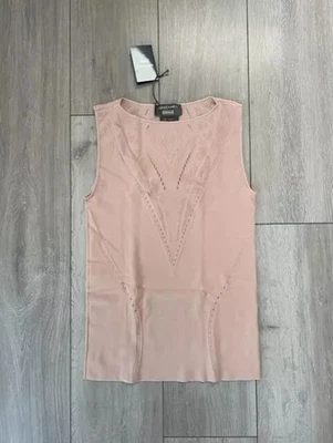 WOLFORD X ALBERTA FERRETI AJOURE PINK LACE TOP SIZE M 10-12  LTD EDT CHRISTMAS  - Image 1 of 4