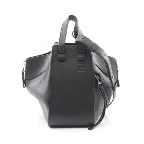 Loewe LOEWE HAMMOCK SMALL Hammock Small 2WAY Handbag Bag Leather Black 387.30.S3