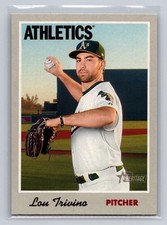 2019 Topps Heritage - Lou Trivino #55