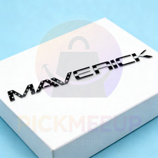 Black Flag Tailgate Insert Letters Badge For 2022-2025 Maverick Emblem Nameplate Black Flag Tailgate Insert Letters Badge For 2022-2025 Maverick Emblem Nameplate
