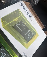 Karlsson Table Clock Boxed Flip –20.7 x 7.1 x 11.7 cm – Rectangle– Table Clock