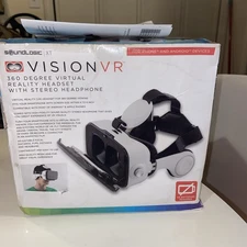 AmeriSound VisionVR Virtual Reality Headset w/ Stereo Headphone NEW IN BOX