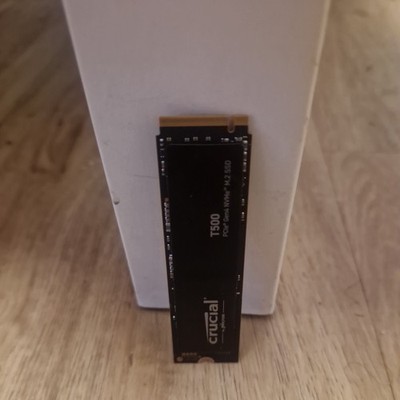 Crucia Micron T500 2TB PCIe Gen4 NVMe 2280 M.2 SSD 