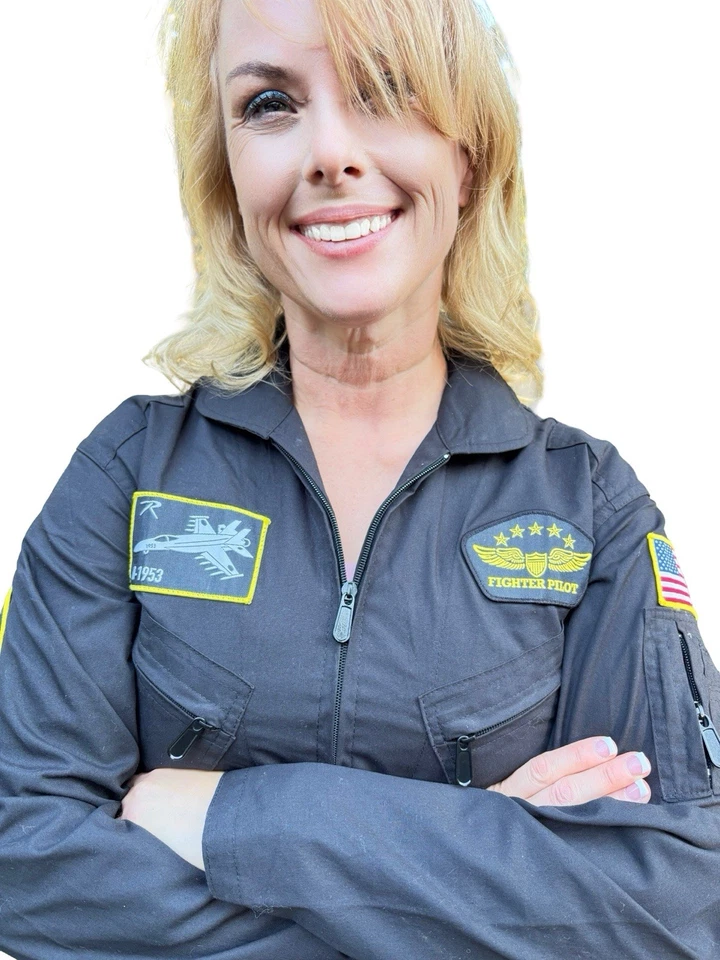 Traje de vuelo de piloto de combate Rothco disfraz juvenil talla X-GRANDE Foto 4 de 4