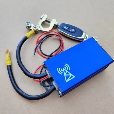 Battery Isolator Master Disconnect Cut Off Switch with Wireless Remote Control