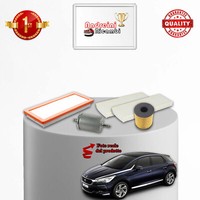 Kit Wartung 4 Filter CitroëN DS5 1.6 THP 155KW 211PS Ab 2014