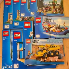 Mixed Lot LEGO CITY Instruction Manuals ONLY, 4440 7743 4644 7631 3367