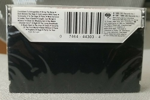 Public Enemy It Takes a Nation of Millions Sealed Cassette Def Jam 1988 Hype - Picture 2 of 9