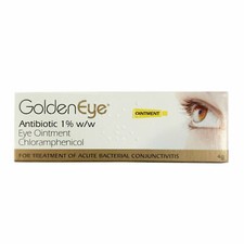 GoldenEye Antibiotic Eye Ointment 1% Chloramphenicol 4g Eye Infection