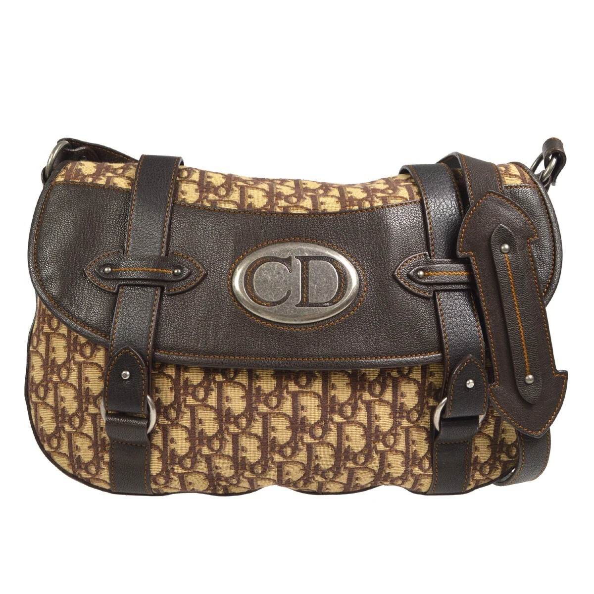Dior Christian Dior Vintage trotter Shoulder crossbody Bag Nylon Black Used Product Code2101216546363BRAND OFF Online Store #39 Dior Christian Dior Vintage trotter Shoulder crossbody Bag Nylon Black Used Product Code2101216546363BRAND OFF Online Store