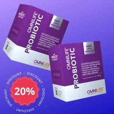 OMNILIFE PROBIOTIC W/ VITAMIN b12 SELENIUM, ZINC, FIBER AND BACILLUS. MONK FRUIT